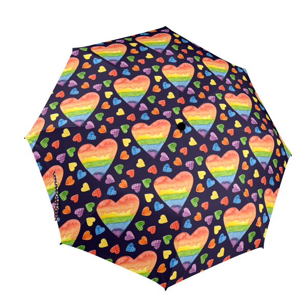 Pride Hearts Umbrella-PheeNix Boutique