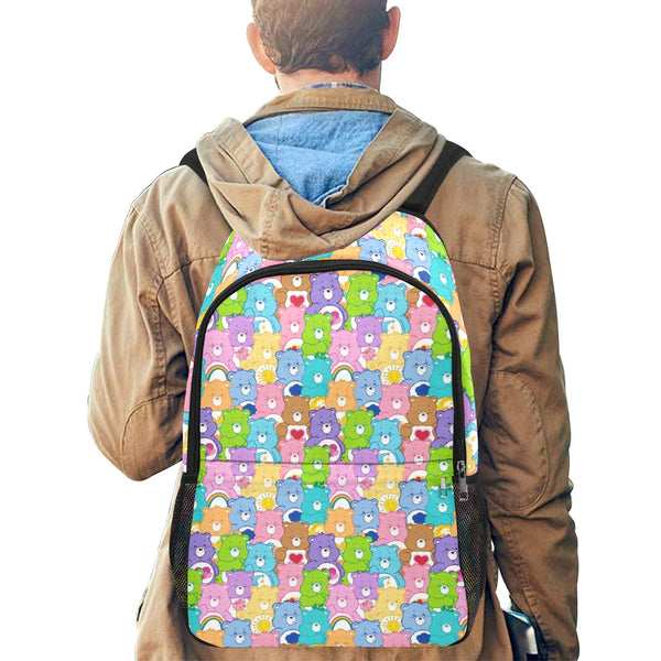 Care Bears - Pattern Classic Backpack with Side Pockets