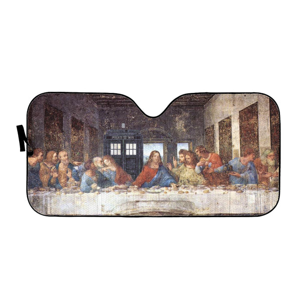 TARDIS at The Last Supper Auto Sun Shade