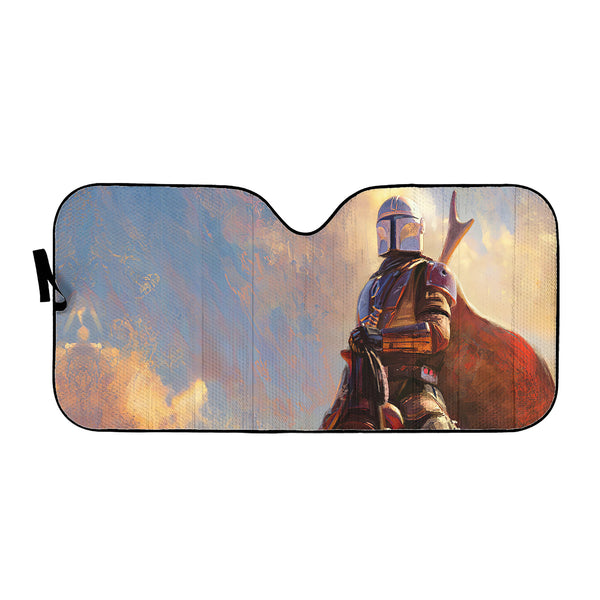 Mandalorian Auto Sun Shade