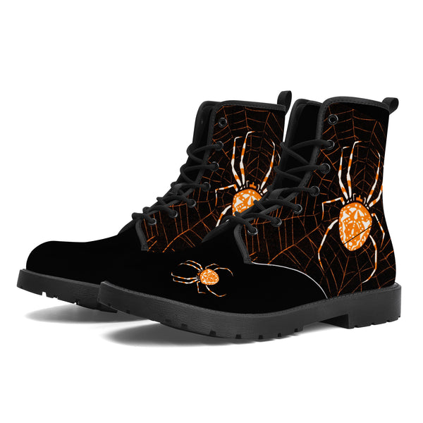 Spider Queen Leather Boots