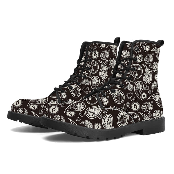 Pokemon Paisley Vegan Leather Boots