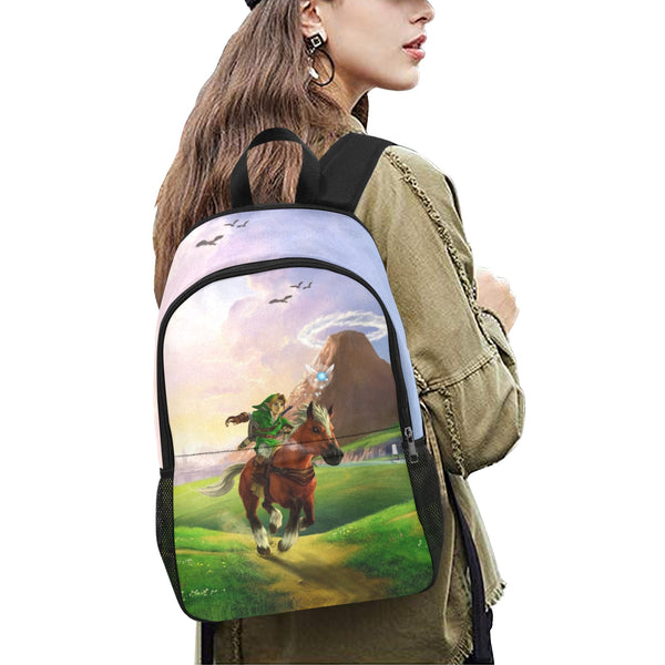 Link & Epona Classic Backpack with Side Pockets