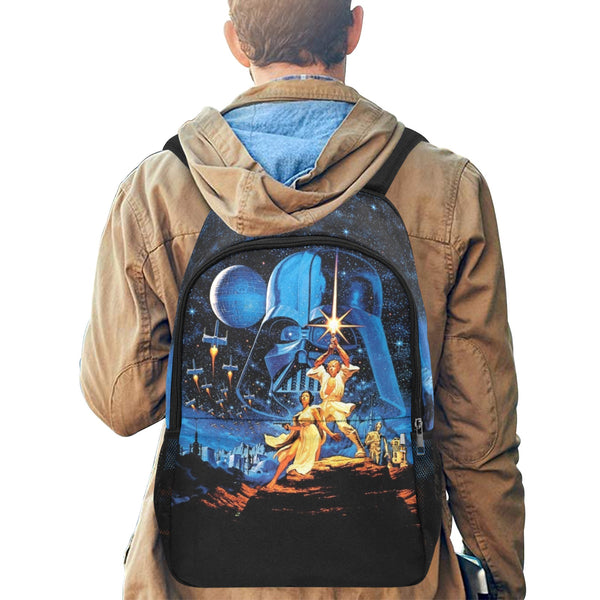 Retro Star Wars Classic Backpack with Side Pockets