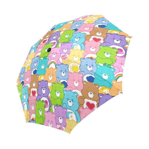 Care Bears Pattern Anti-UV Automatic Foldable Umbrella