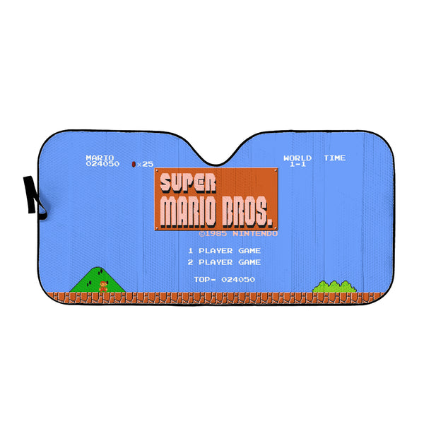 Super Mario Brothers Auto Sun Shade